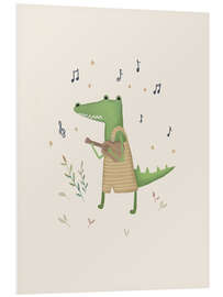 Quadro em PVC Clemet Crocodile Jammin' - Urchin Bay