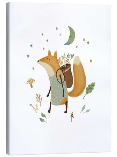Quadro em tela Foraging Fox