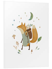 Quadro em PVC Foraging Fox - Urchin Bay