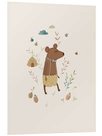 Quadro em PVC Bear and Bees - Urchin Bay