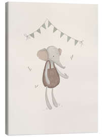 Quadro em tela Elefante Vintage - Urchin Bay
