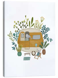 Canvas print Elephant Esme's Little Caravan - Urchin Bay