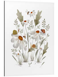 Aluminium print Bugs on daisies - Urchin Bay