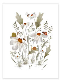 Tableau Bugs on daisies - Urchin Bay