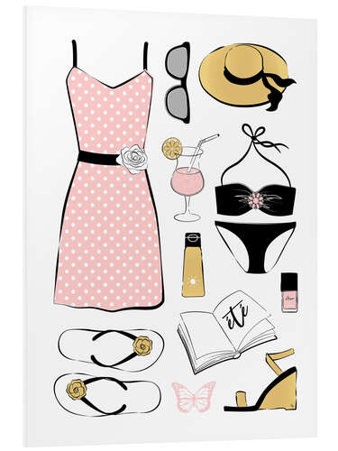 Foam board print Summer vibes