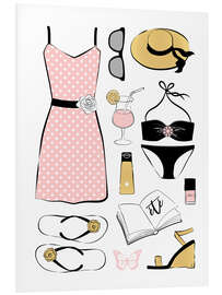 Foam board print Summer vibes