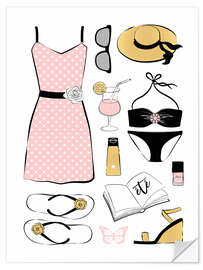 Muursticker Summer vibes