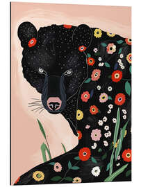 Alubild Blumenbär