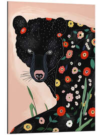 Magnettafel Blumenbär