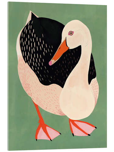 Acrylglasbild Ente