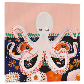 Akrylbillede Meditating Octopus