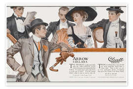 Wall print Arrow collars, 1909 - Joseph Christian Leyendecker