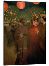 Aluminium print The Open-Air Party, 1902 - Ramon Casas i Carbó