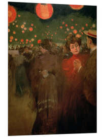 Print på skumplade The Open-Air Party, 1902 - Ramon Casas i Carbó