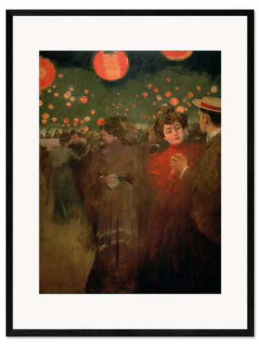 Impresión de arte enmarcada The Open-Air Party, 1902