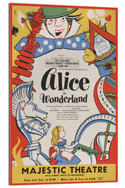 Cuadro de plexi-alu Alice in Wonderland - Vintage Advertising Collection