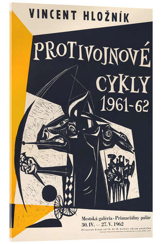 Cuadro de metacrilato Protivojnové Cykly 1961-62