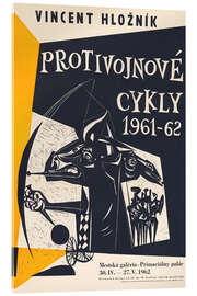Cuadro de metacrilato Protivojnové Cykly 1961-62 - Vintage Advertising Collection