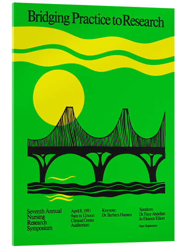 Acrylic print Bridging Practice to Research