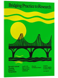 Acrylic print Bridging Practice to Research - Vintage Advertising Collection