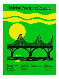 Wandbild Bridging Practice to Research - Vintage Advertising Collection