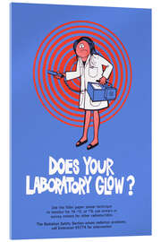 Akrylbillede Does Your Laboratory Glow? - Vintage Advertising Collection
