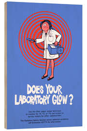 Holzbild Does Your Laboratory Glow? - Vintage Advertising Collection