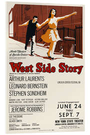 Acrylic print West Side Story - Lincoln Center Festival '68 - Vintage Advertising Collection