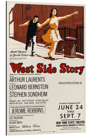 Obraz na aluminium West Side Story - Lincoln Center Festival '68 - Vintage Advertising Collection