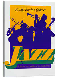 Lienzo Jazz - Randy Brecker Quintet - Vintage Advertising Collection