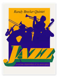 Kunstwerk Jazz - Randy Brecker Quintet - Vintage Advertising Collection