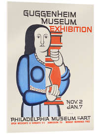 Cuadro de metacrilato Guggenheim Museum Exhibition - Vintage Advertising Collection