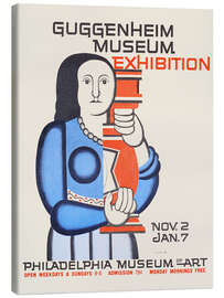 Lienzo Guggenheim Museum Exhibition - Vintage Advertising Collection