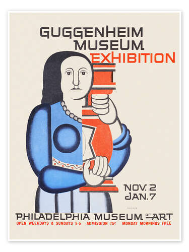 Plakat Guggenheim Museum Exhibition