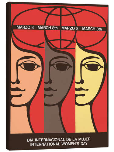 Canvas-taulu March 8th - International Women's Day