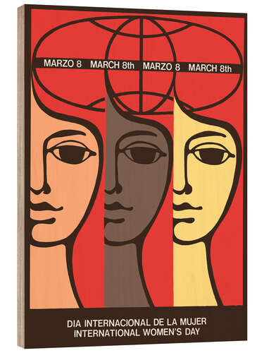 Trätavla March 8th - International Women's Day