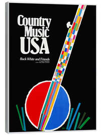 Lienzo Country Music, USA - Vintage Advertising Collection