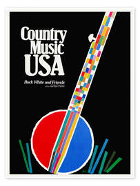 Kunstwerk Country Music, USA - Vintage Advertising Collection