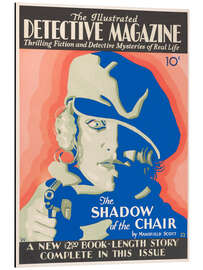 Obraz na aluminium Detective Magazine - The Shadow of the Chair - Vintage Advertising Collection