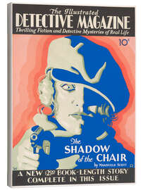 Lienzo Detective Magazine - The Shadow of the Chair - Vintage Advertising Collection