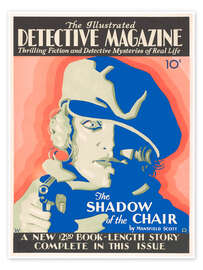Kunstwerk Detective Magazine - The Shadow of the Chair - Vintage Advertising Collection