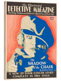 Holzbild Detective Magazine - The Shadow of the Chair - Vintage Advertising Collection