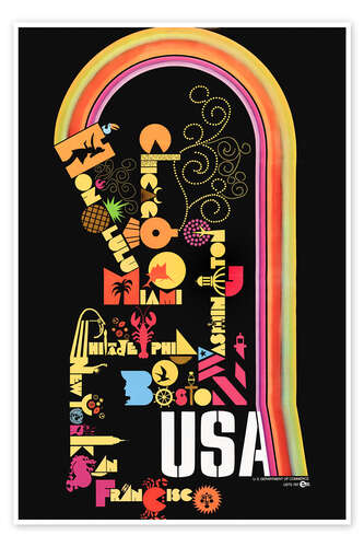 Poster USA City Travel