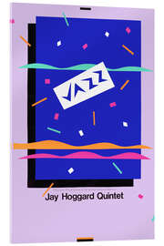 Acrylic print Jazz - Jay Hoggard Quintet - Vintage Advertising Collection