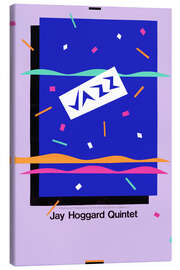 Lienzo Jazz - Jay Hoggard Quintet - Vintage Advertising Collection