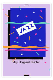 Kunstwerk Jazz - Jay Hoggard Quintet - Vintage Advertising Collection