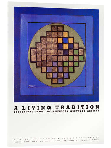 Cuadro de metacrilato A Living Tradition - American Abstract Artists