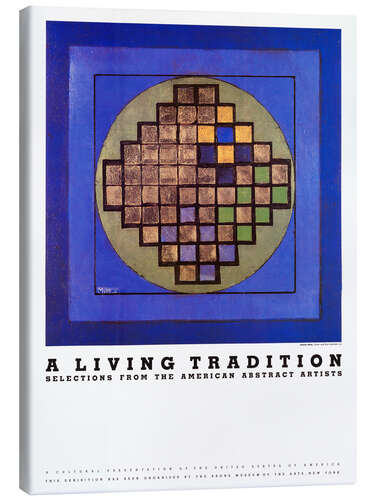 Lienzo A Living Tradition - American Abstract Artists