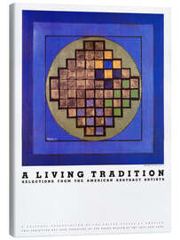 Lienzo A Living Tradition - American Abstract Artists - Vintage Advertising Collection