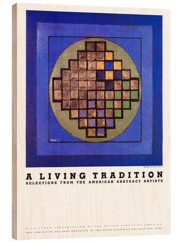 Holzbild A Living Tradition - American Abstract Artists
